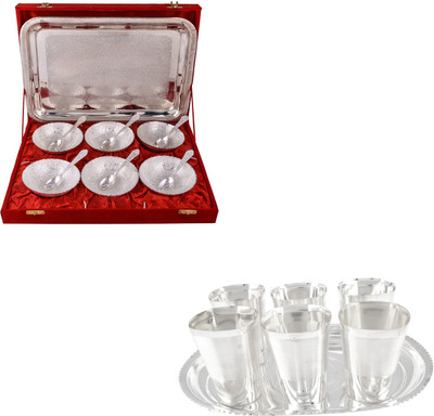 

G S Museum Pack of 20 Dinner Set(Silver Plated)