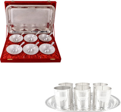 

G S Museum Pack of 20 Dinner Set(Silver Plated)