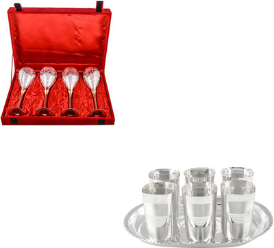 

G S Museum Pack of 11 Dinner Set(Silver Plated)