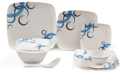 38% OFF on Lumineck Flora Pack of 33 Dinner Set(Melamine) 38% OFF on Lumineck Flora Pack of 33 Dinner Set(Melamine)