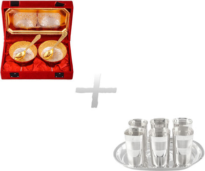 

G S Museum Pack of 12 Dinner Set(Silver Plated)