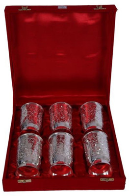 

India Shoppe Pack of 13 Dinner Set(Silver Plated)