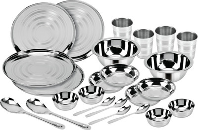 

Jaipan Pack of 24 Dinner Set(Stainless Steel)