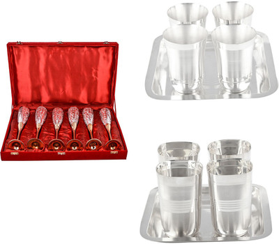 

G S Museum Pack of 16 Dinner Set(Silver Plated)