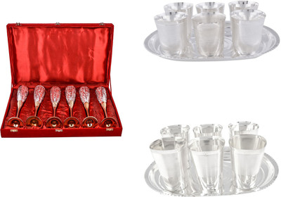 

G S Museum Pack of 20 Dinner Set(Silver Plated)