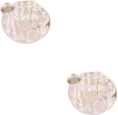 

G S Museum Pack of 16 Dinner Set(Silver Plated)