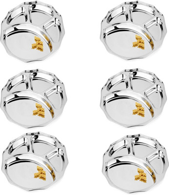 

Anmol Pack of 6 Dinner Set(Steel)