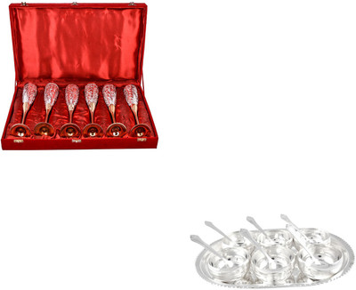 G S Museum Pack of 19 Dinner Set(Silver Plated)