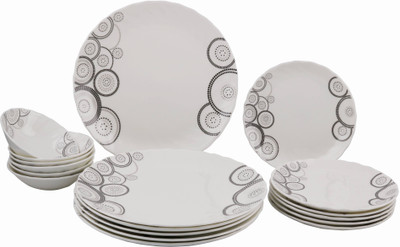 

BP Bharat Pack of 18 Dinner Set(Bone China)