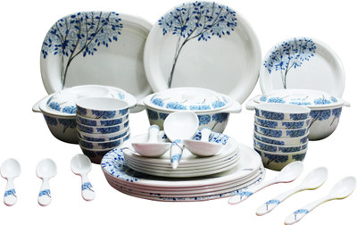 

Everyday Melamine Pack of 34 Dinner Set(Melamine)