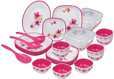 

Nayasa Pack of 32 Dinner Set(PP (Polypropylene))