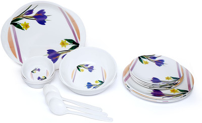 

RONI WARES Pack of 18 Dinner Set(Melamine)