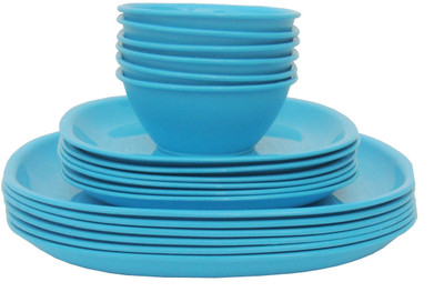 

Incrizma Pack of 18 Dinner Set(PP (Polypropylene))
