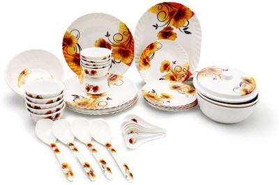 

Roni Wares Crockery Pack of 40 Dinner Set(Melamine)