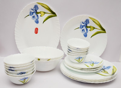 

Laopala Royal Iris Pack of 27 Dinner Set(Ceramic)
