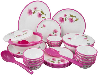 Nayasa Pack of 32 Dinner Set(Plastic)