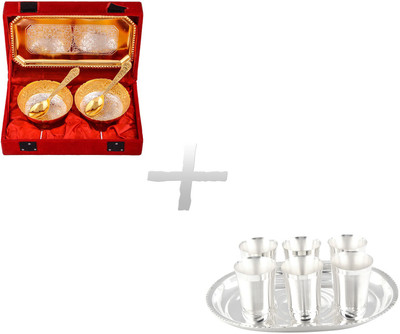 

G S Museum Pack of 12 Dinner Set(Silver Plated)