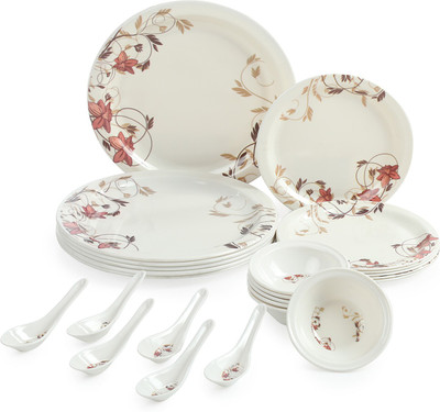 

birdy Pack of 24 Dinner Set(Melamine)