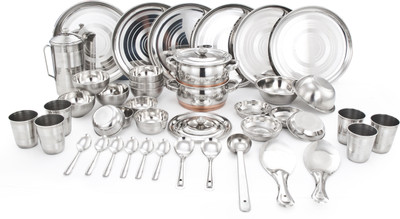 

Mahavir Pack of 41 Dinner Set(Stainless Steel)