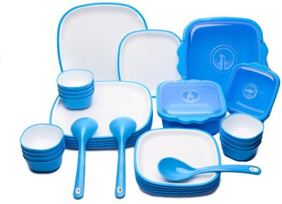 Nayasa Pack of 33 Dinner Set(PP (Polypropylene))