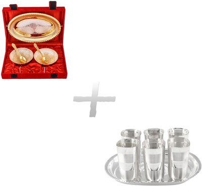 

G S Museum Pack of 12 Dinner Set(Silver Plated)