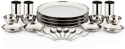Pigeon Lunch Sparkle Pack of 24 Dinner Set(Stainless Steel) available at flipkart for Rs.1499