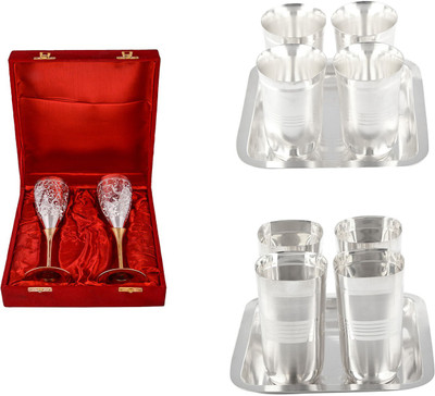 

G S Museum Pack of 12 Dinner Set(Silver Plated)