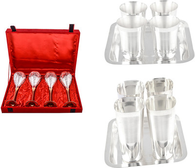 G S Museum Pack of 14 Dinner Set(Silver Plated)