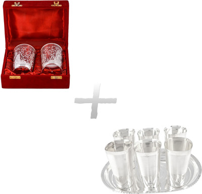 

G S Museum Pack of 9 Dinner Set(Silver Plated)