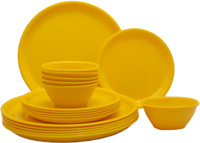 

Incrizma Pack of 18 Dinner Set(PP (Polypropylene))