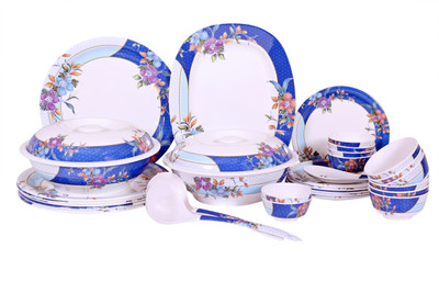 

Thaiware Batik Pack of 32 Dinner Set(Melamine)