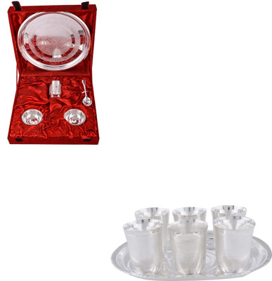 

G S Museum Pack of 12 Dinner Set(Silver Plated)