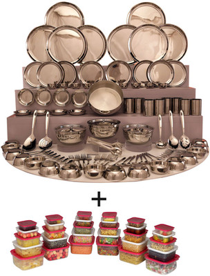 

Shri & Sam Dinner Set(Aluminium)