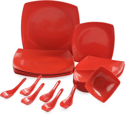 

birdy Pack of 24 Dinner Set(Melamine)