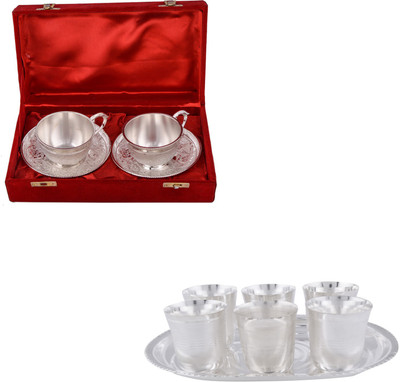 

G S Museum Pack of 11 Dinner Set(Silver Plated)