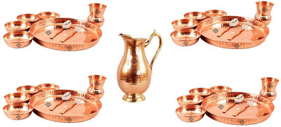 

IndianArtVilla Dinner Set(Copper)