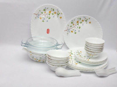 

Laopala Floral Magic Pack of 35 Dinner Set(Ceramic)