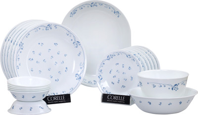 CORELLE Pack of 21 Dinner Set(Opalware)