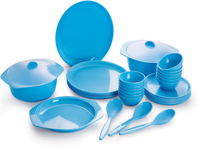 

Cello Ware Round Pack of 32 Dinner Set(Plastic)