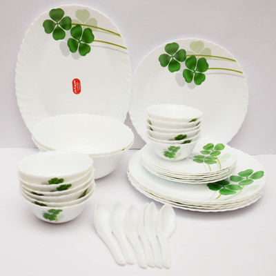 

Laopala Dual harmony Pack of 33 Dinner Set(Ceramic)