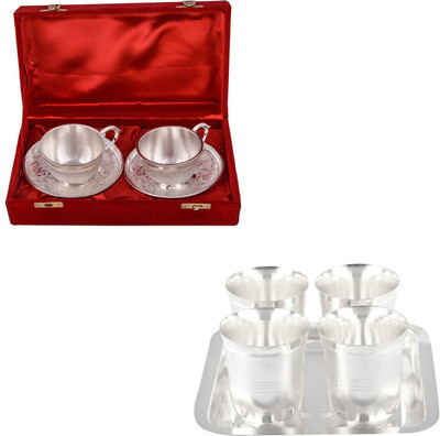 

G S Museum Pack of 9 Dinner Set(Silver Plated)