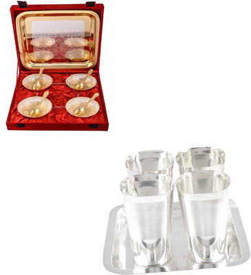 

G S Museum Pack of 14 Dinner Set(Silver Plated)