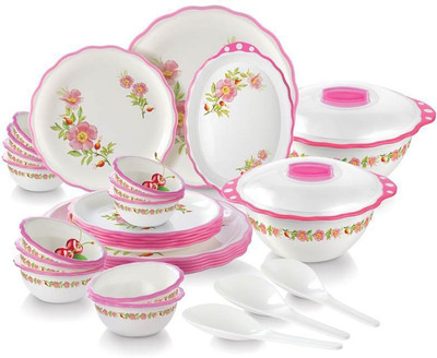 

Joyo HOMESHOP52 Pack of 32 Dinner Set(Polypropylene)