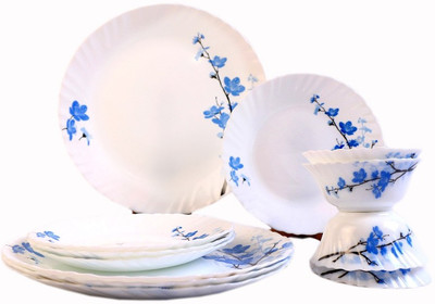 

Larah Mimosa Pack of 12 Dinner Set(Opalware)