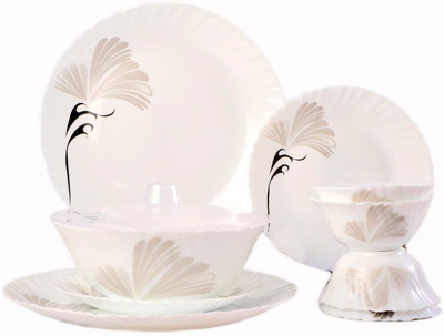 

Larah Feather Pack of 10 Dinner Set(Opalware)