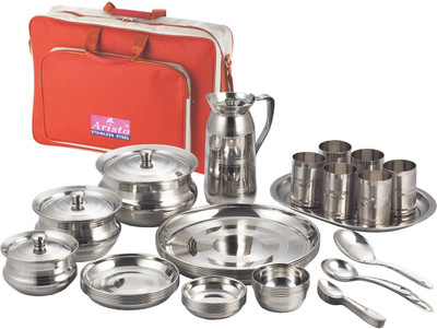 

Aristo Stainless Steel Pack of 48 Dinner Set(Stainless Steel)