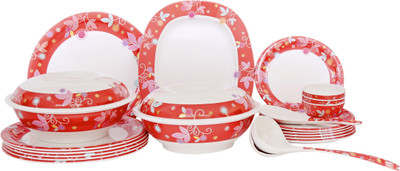 

Thaiware Stem Pack of 32 Dinner Set(Melamine)