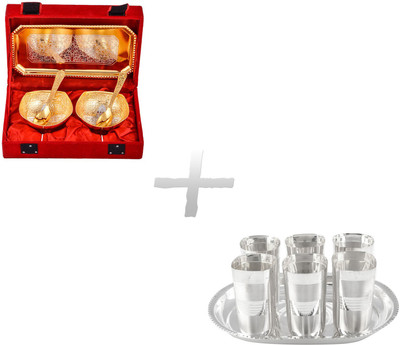 

G S Museum Pack of 12 Dinner Set(Silver Plated)