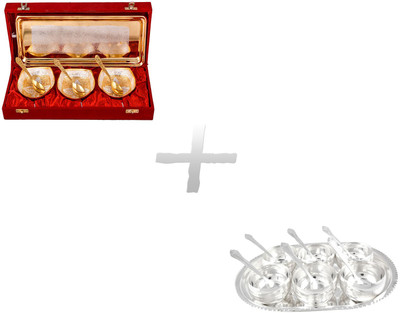 

G S Museum Pack of 20 Dinner Set(Silver Plated)