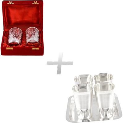 

G S Museum Pack of 7 Dinner Set(Silver Plated)